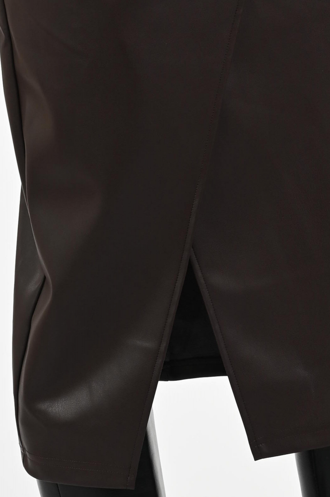 Aimée the label maxime Rok recht lang Bruin