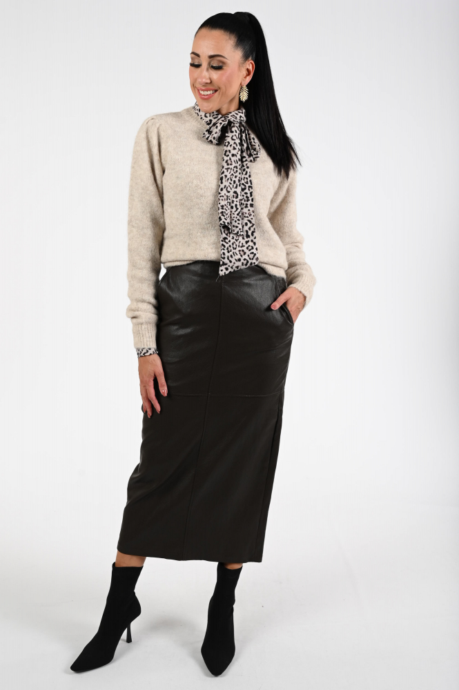 Co'couture 34208 Gitt Rok recht lang Bruin