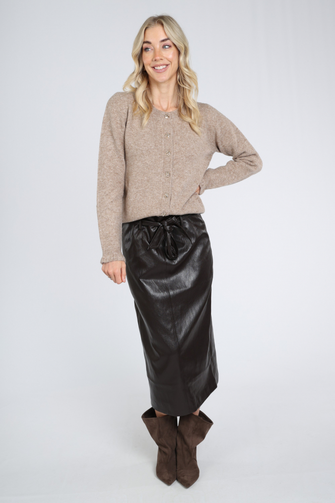 Geisha 66535-19 Rok recht lang Bruin
