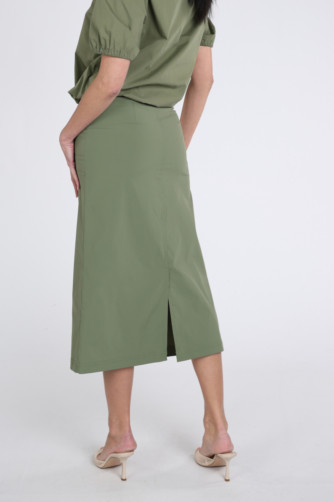 Marc Cain AS 71.12 W32 Rok recht lang Groen