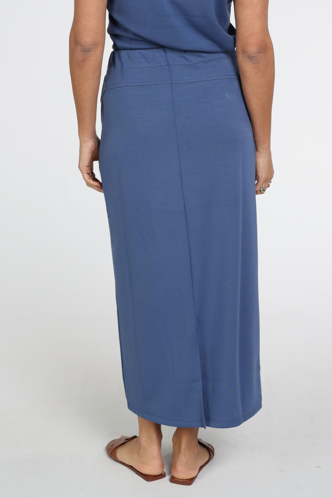 Aimée the label noella Rok recht lang Blauw