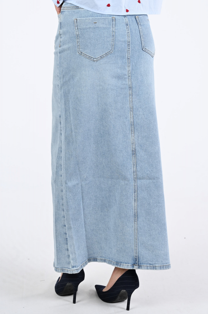 Geisha 56013-10 Rok recht lang Blauw