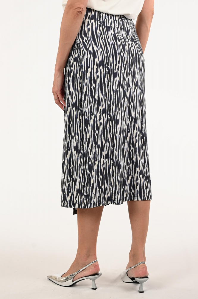 KYRA Fallon-s25 Rok recht lang Blauw