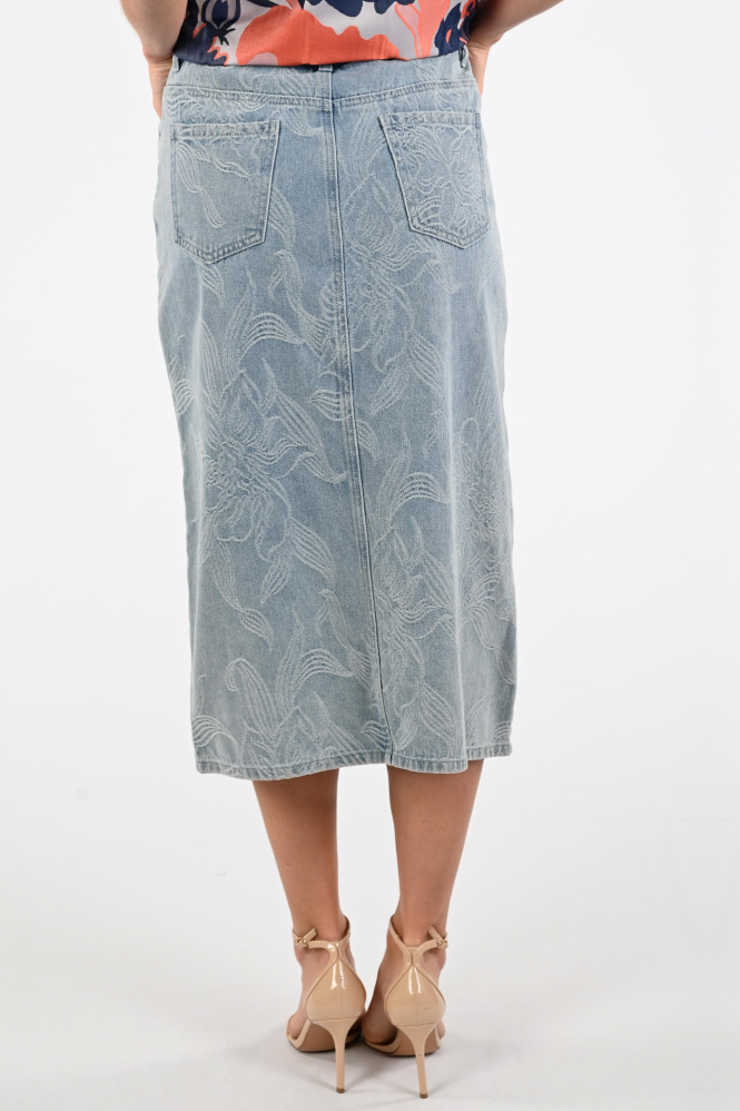 Geisha 66000-10 Rok recht lang Blauw