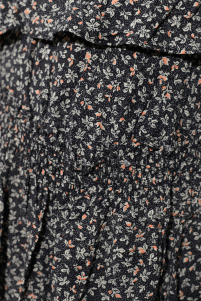 Co'couture miniflower skirt Zwart