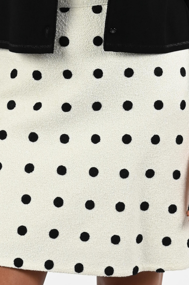 Marc Cain ZG 71.02 W08 Rok wijd kort Wit