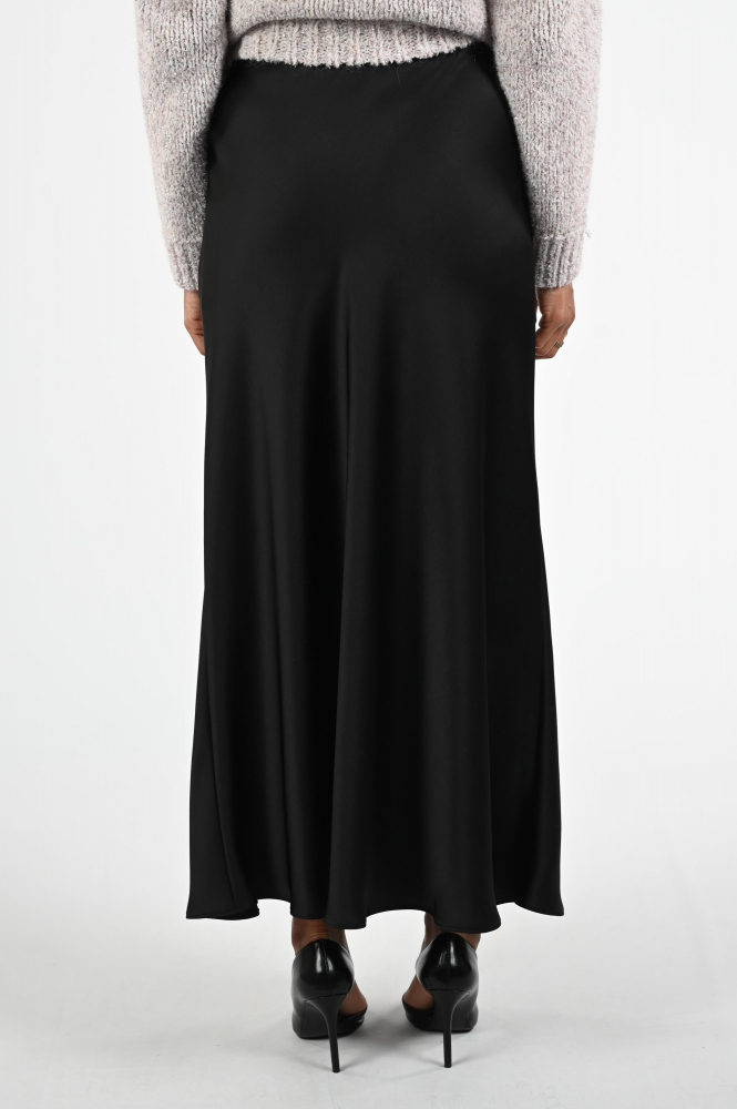 Luisa Cerano 528294-3777 Rok wijd lang Zwart