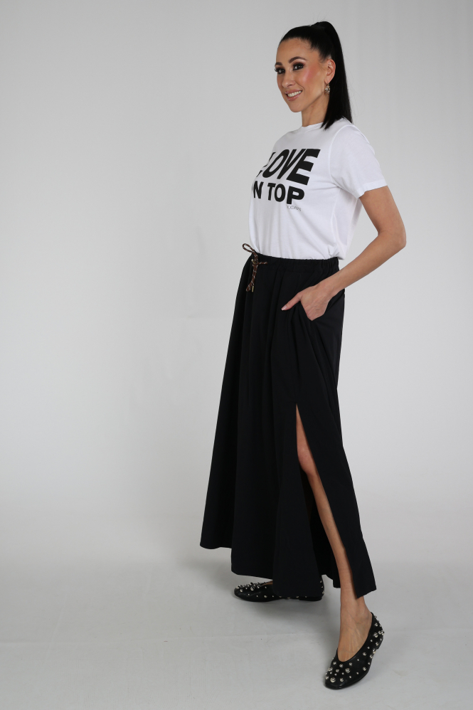 10 Days 20-108-6202 Rok wijd lang Zwart