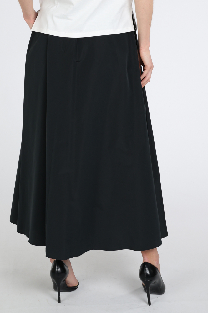 MaxMara Curvato mm10197 Rok wijd lang Zwart