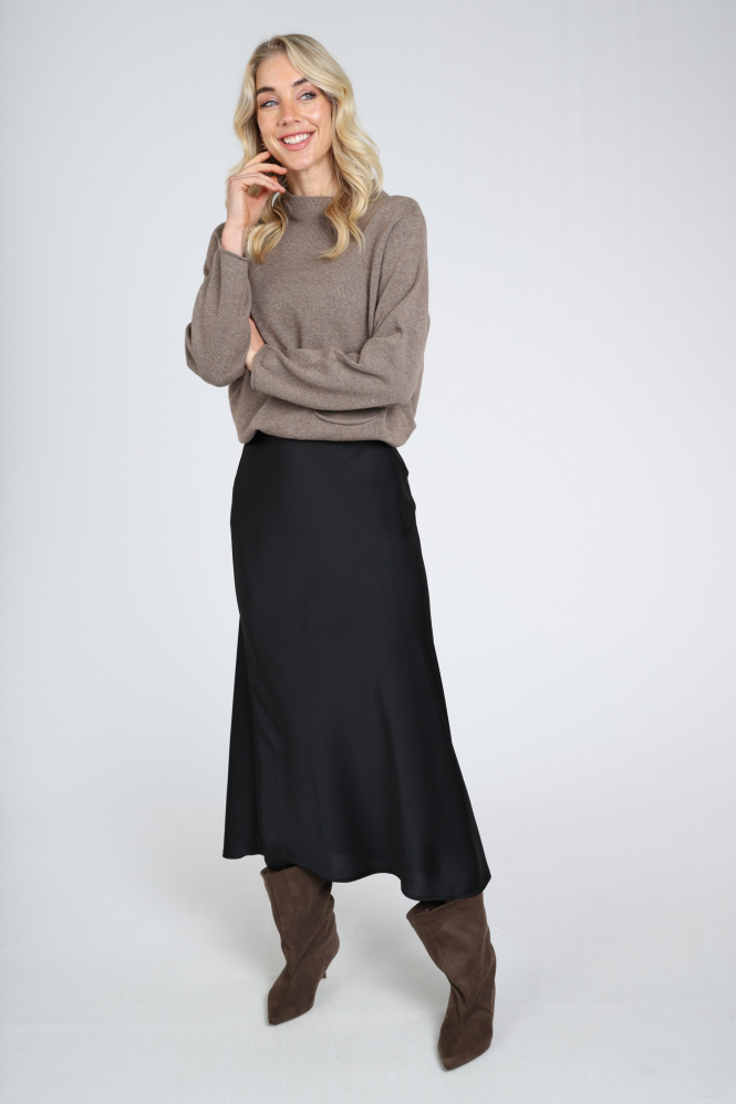 Vera Mont 0364-4262 Rok wijd lang Zwart