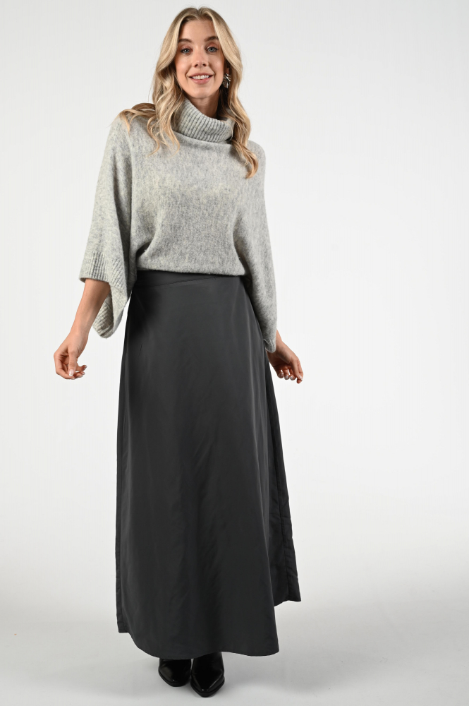 Aimée the label maximus Rok wijd lang Grijs