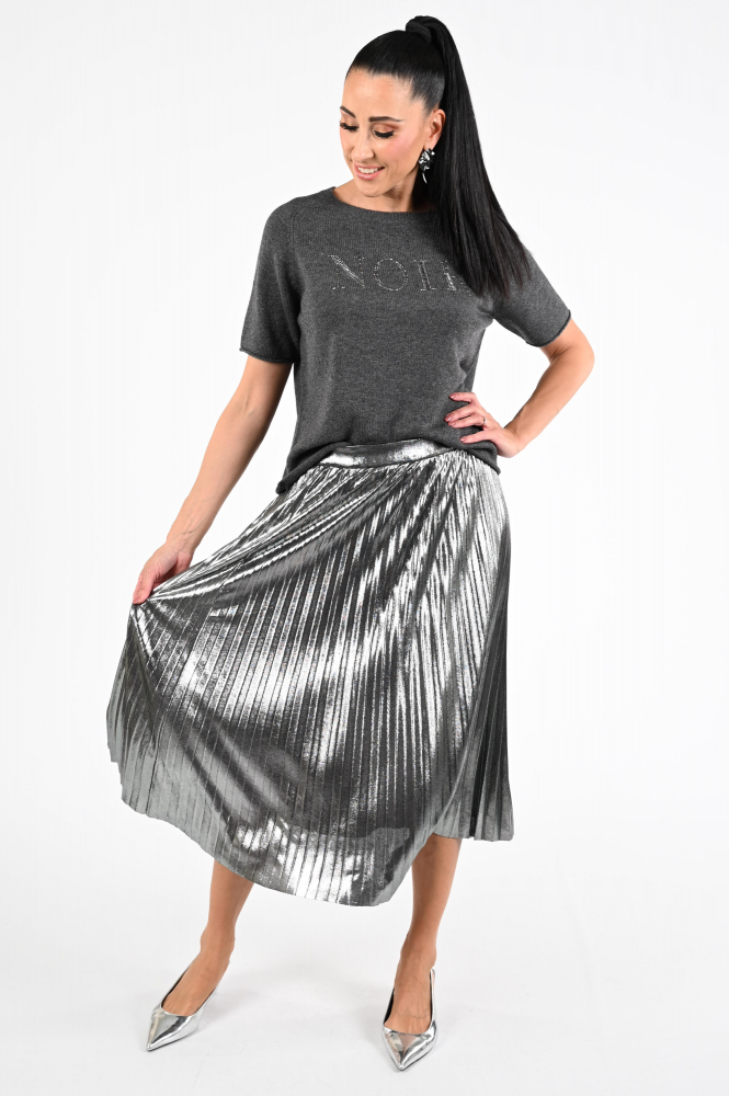 Catnoir 5650 Rok wijd lang Zilver