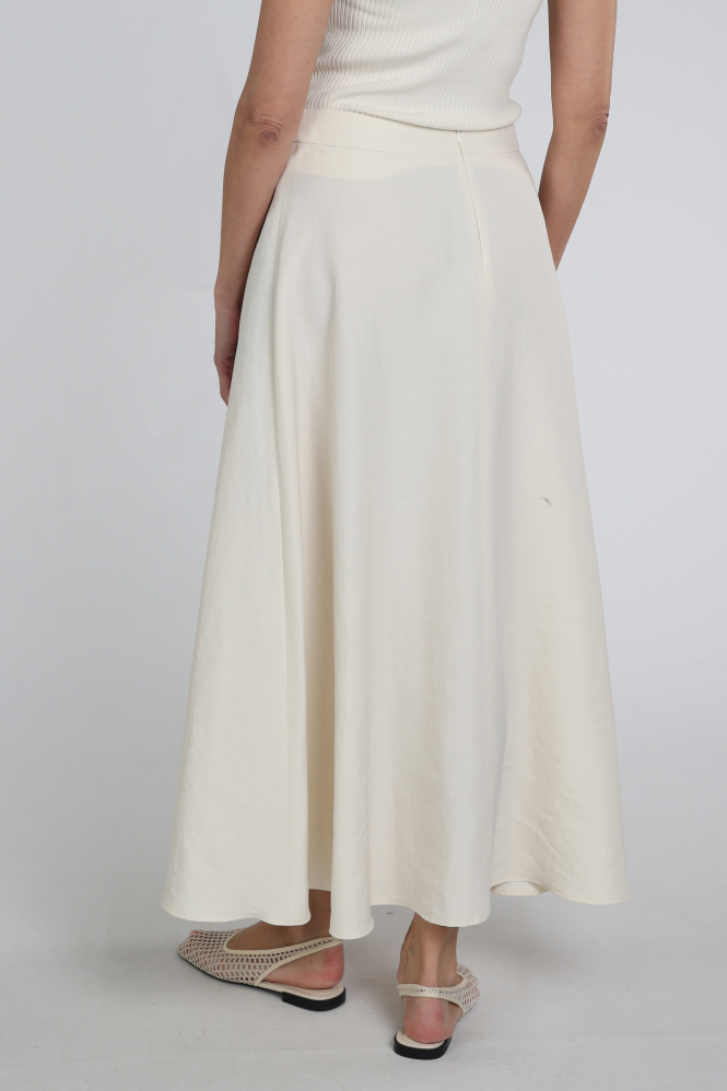 Luisa Cerano 538335-3824 Rok wijd lang Beige