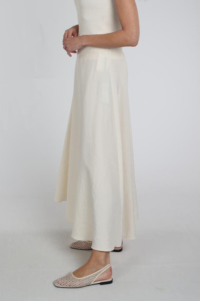 Luisa Cerano 538335-3824 Rok wijd lang Beige