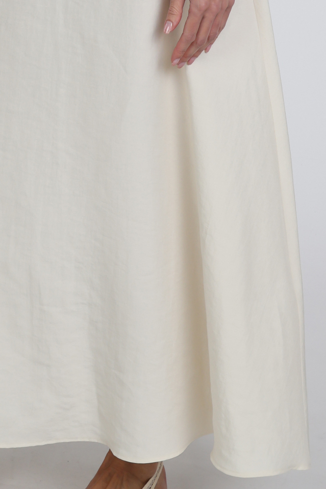 Luisa Cerano 538335-3824 Rok wijd lang Beige