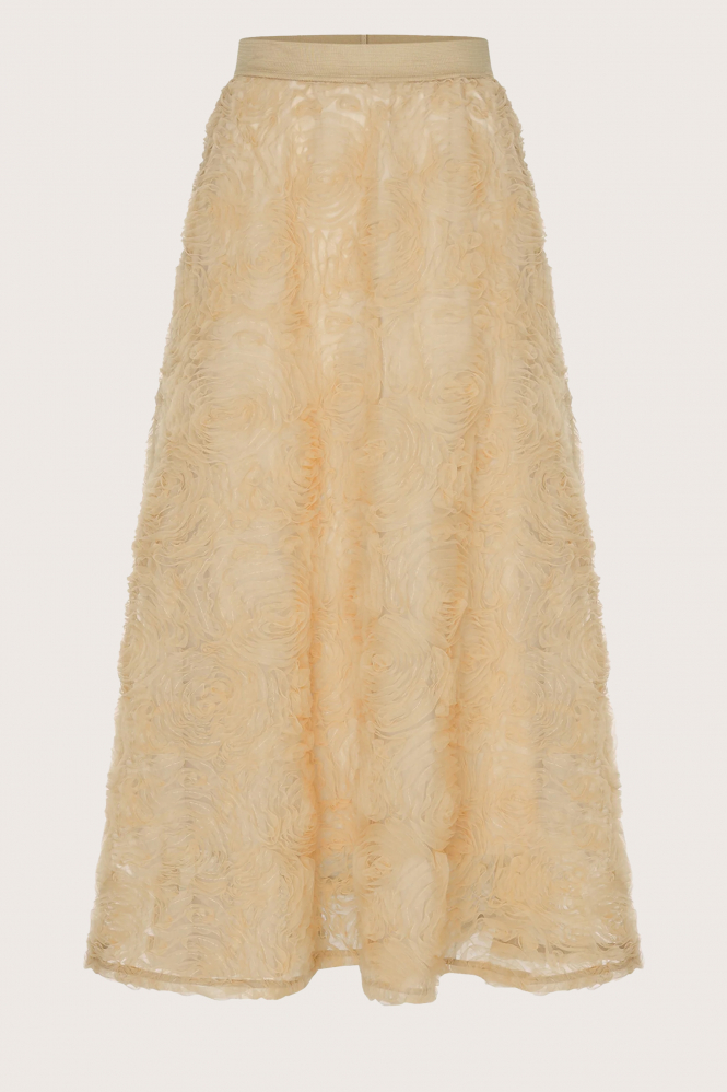 Aimée the label Zia Rok wijd lang Beige