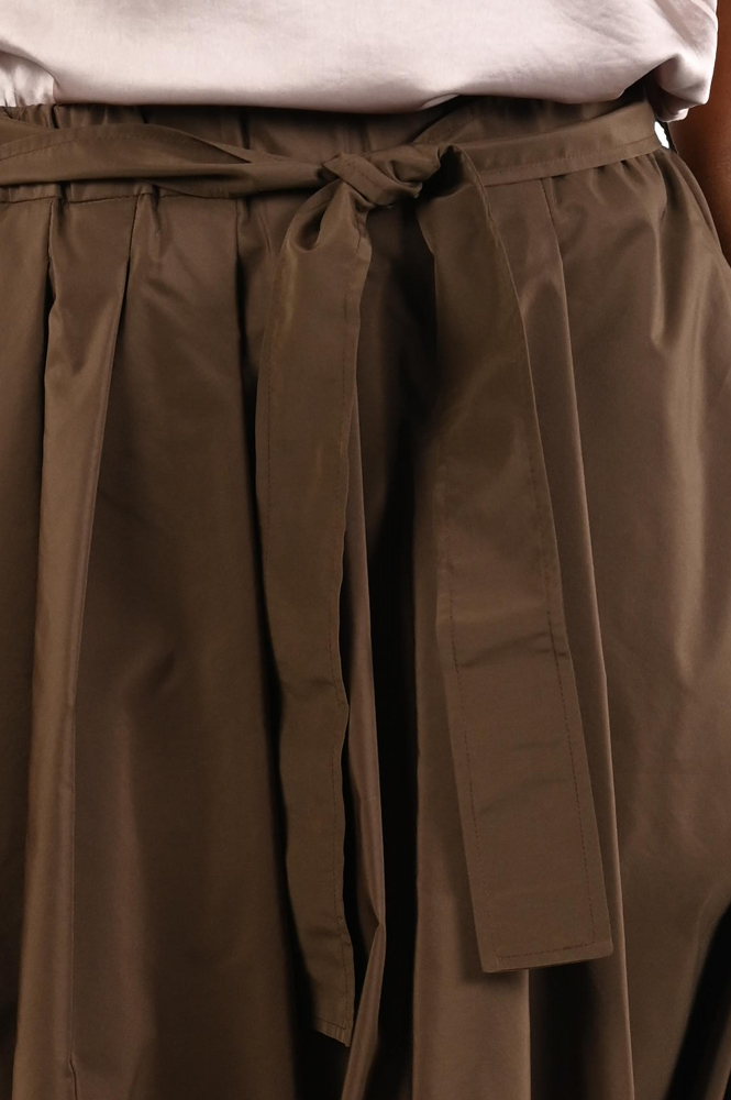 MaxMara Zarda mm10197 Rok wijd lang Bruin