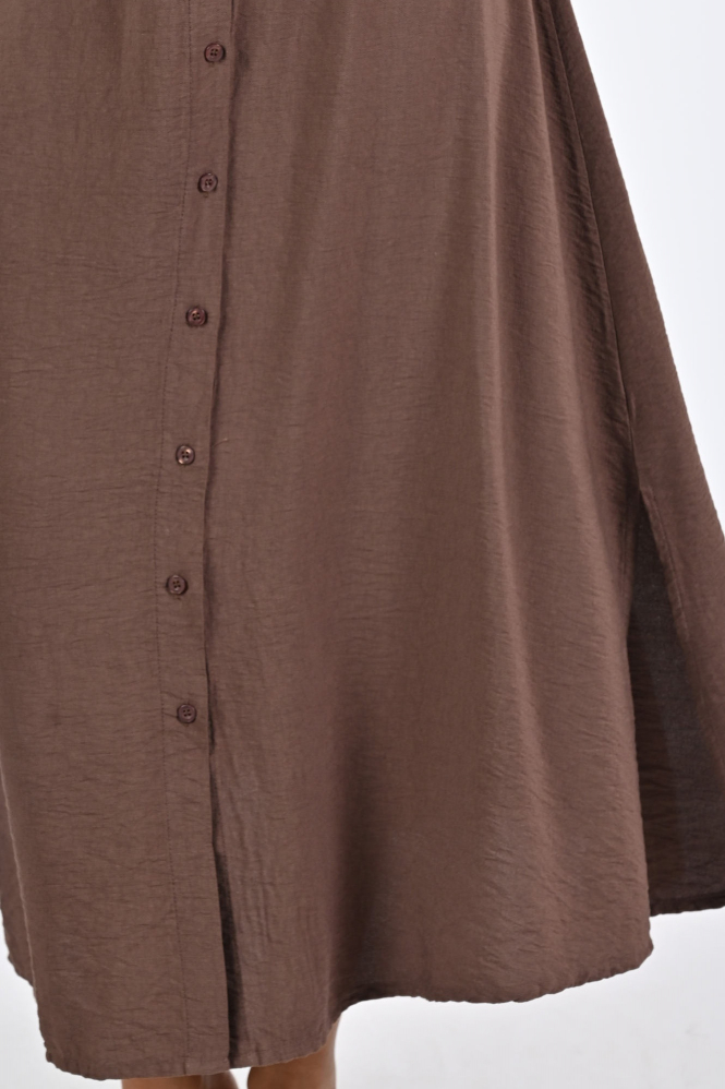 Geisha 66340-70 Rok wijd lang Bruin