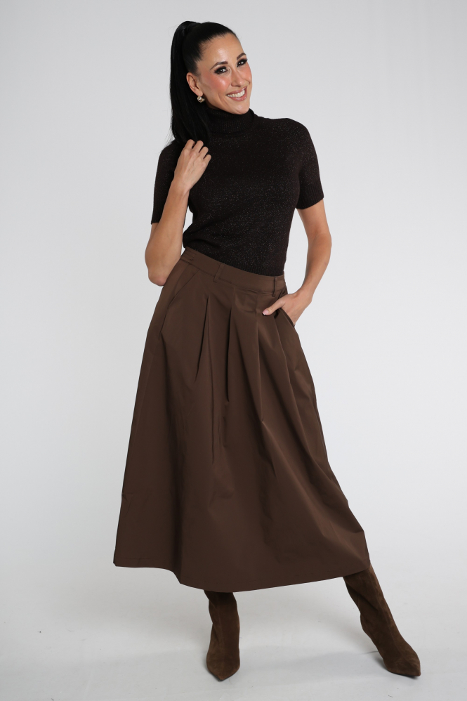 Emotions 226151 Rok wijd lang Bruin