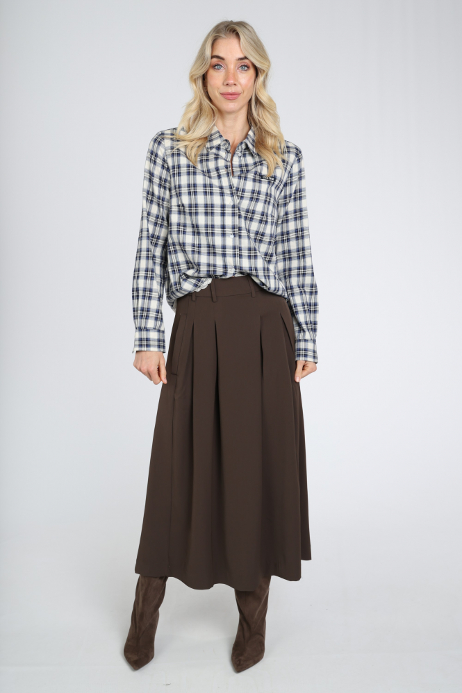 Co'couture 34178 AnyaCC  Rok wijd lang Bruin