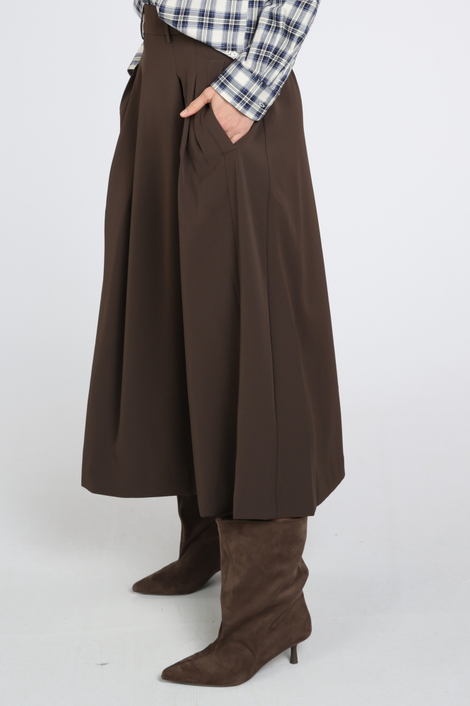 Co'couture 34178 AnyaCC  Rok wijd lang Bruin