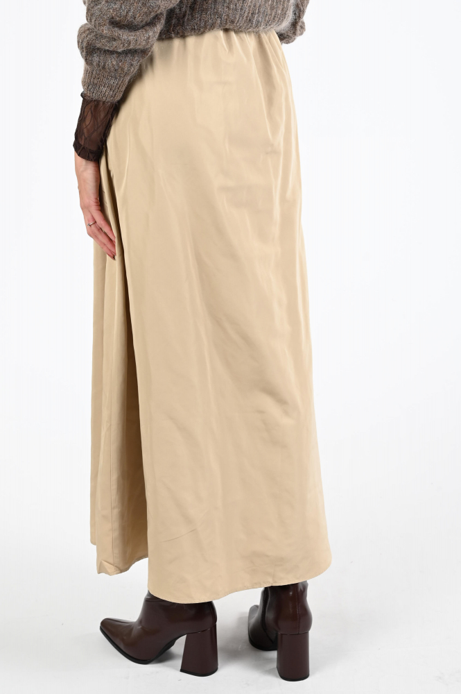 Aimée the label maximus Rok wijd lang Beige