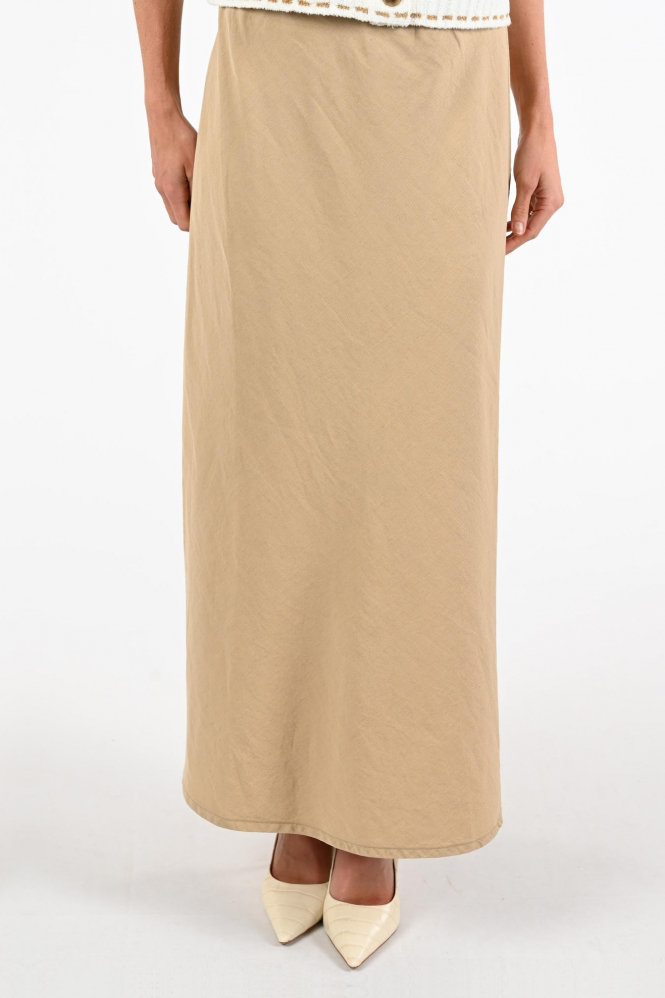 Beaumont BC12060261 Rok wijd lang Beige