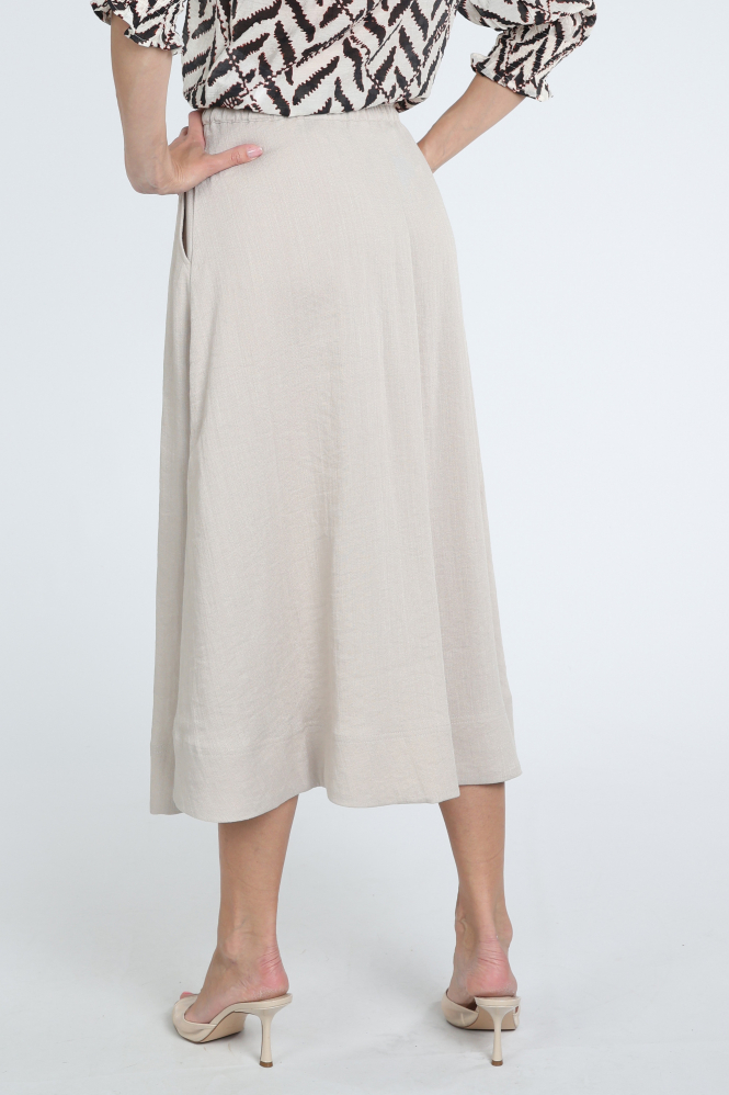 Co'couture 44037 Rok wijd lang Beige