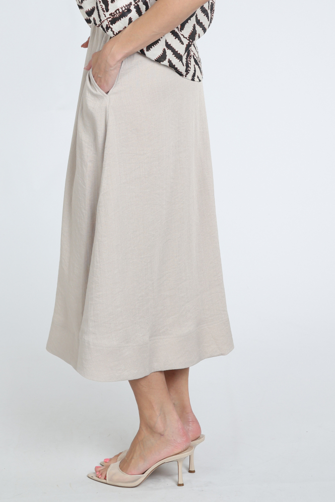 Co'couture 44037 Rok wijd lang Beige