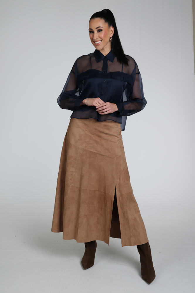 STUDIO AR by ARMA maria Rok wijd lang Bruin