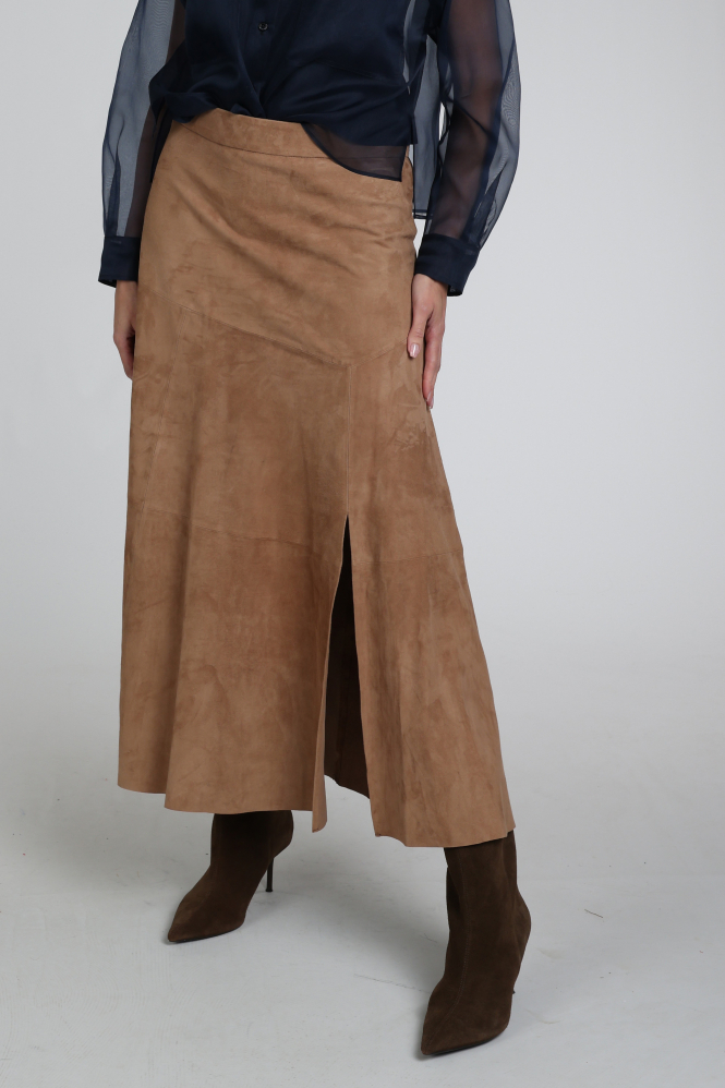 STUDIO AR by ARMA maria Rok wijd lang Bruin