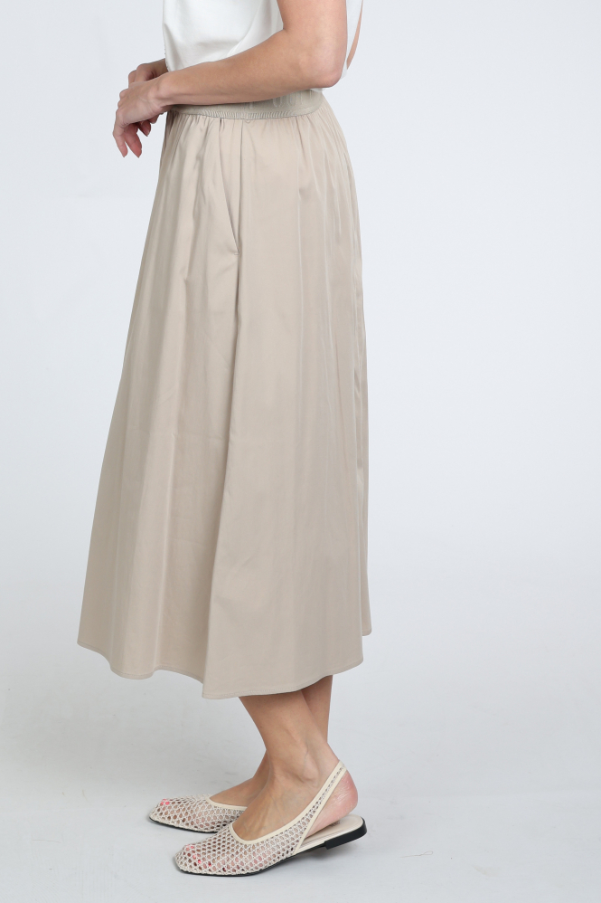 Oui 97301 Rok wijd lang Bruin