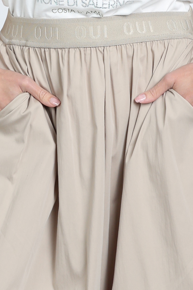 Oui 97301 Rok wijd lang Bruin