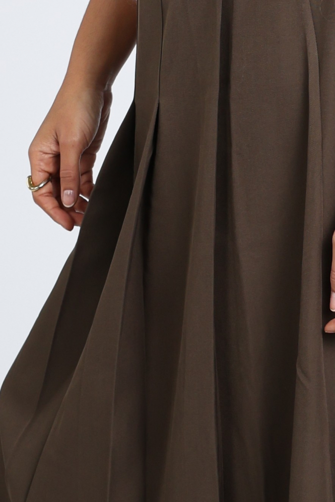 Co'couture 500512 Rok wijd lang Bruin