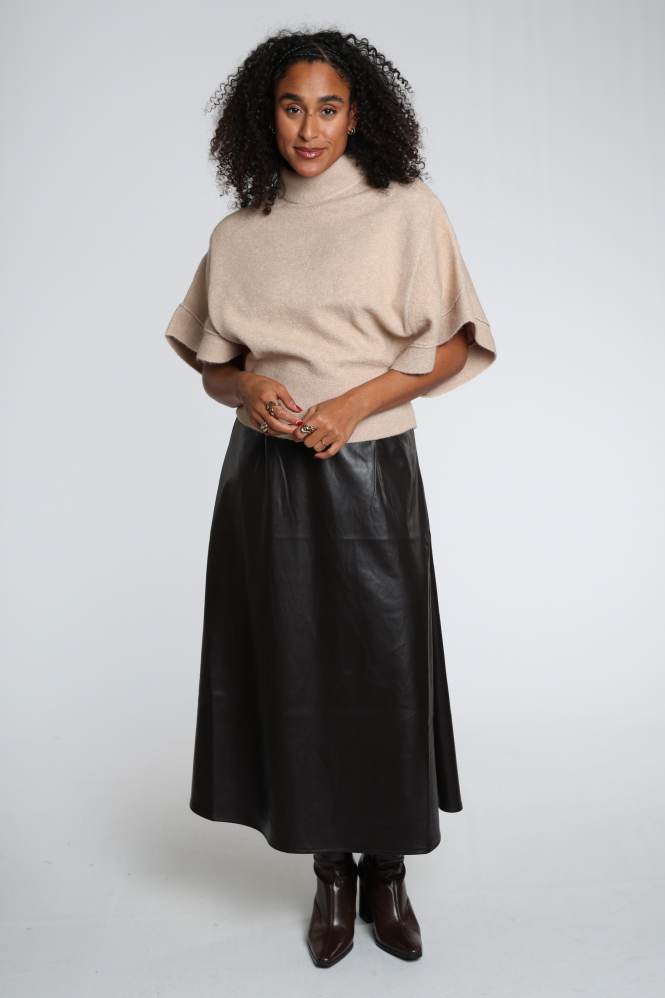Monari 809743 Rok wijd lang Bruin