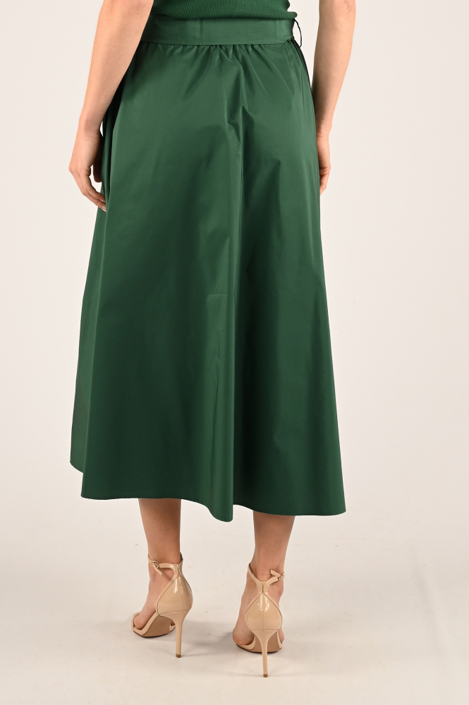MaxMara zarda Rok wijd lang Groen