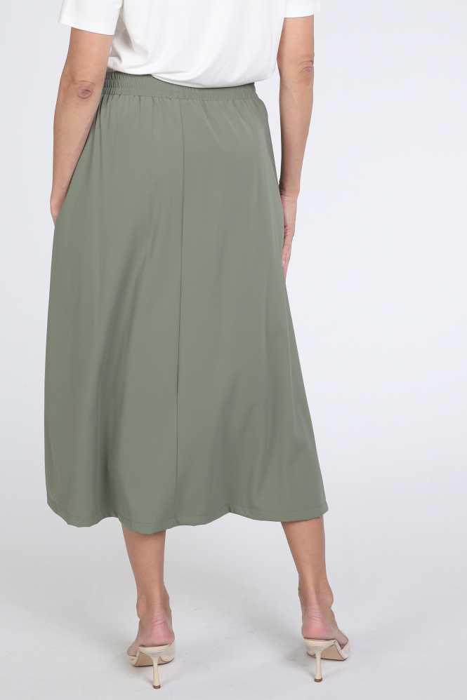 FABER 75903 Rok wijd lang Groen