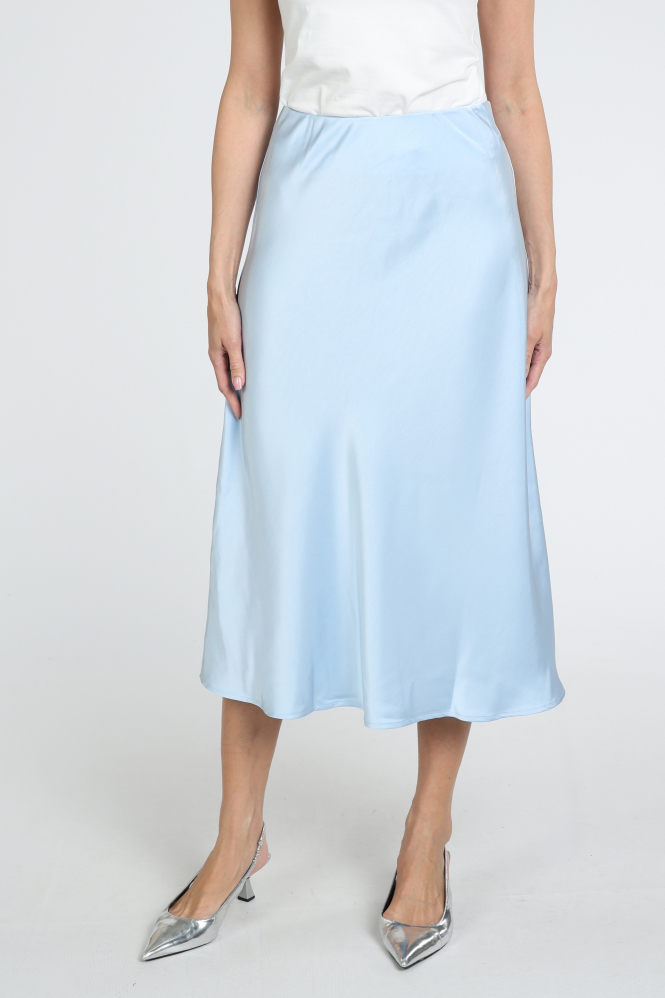 Neo Noir Bovary skirt Rok wijd lang Blauw
