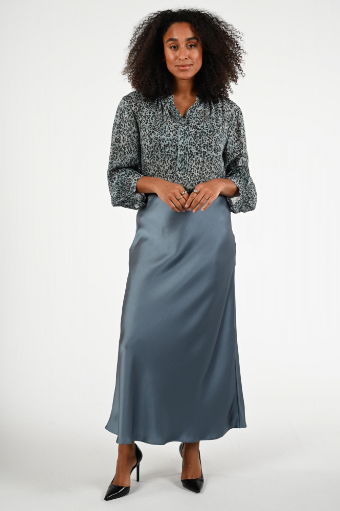 Luisa Cerano 528294-3777 Rok wijd lang Blauw