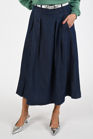 Co'couture AnyaCC denim skirt Blauw