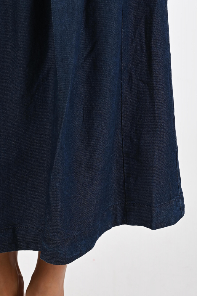 Co'couture AnyaCC denim skirt Rok wijd lang Blauw