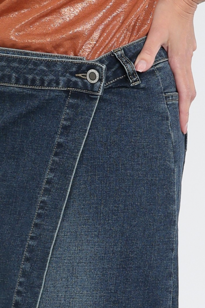 Geisha 66511-10 Rok wijd lang Blauw