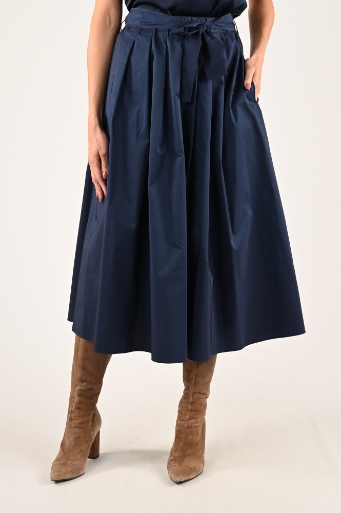 MaxMara zarda Rok wijd lang Blauw