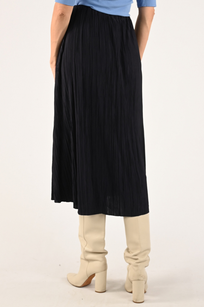 Penn & Ink W23C163 Rok wijd lang Blauw