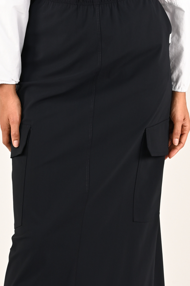 Penn & Ink W24N1540 Rok wijd lang Blauw