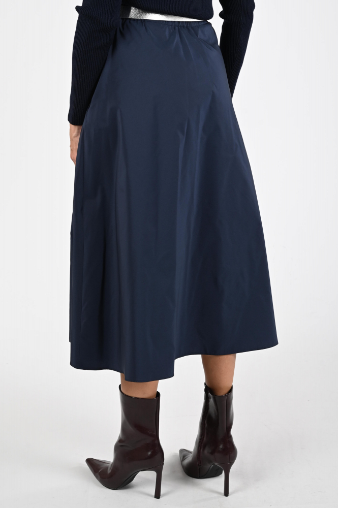 MaxMara Zarda mm10197 Rok wijd lang Blauw