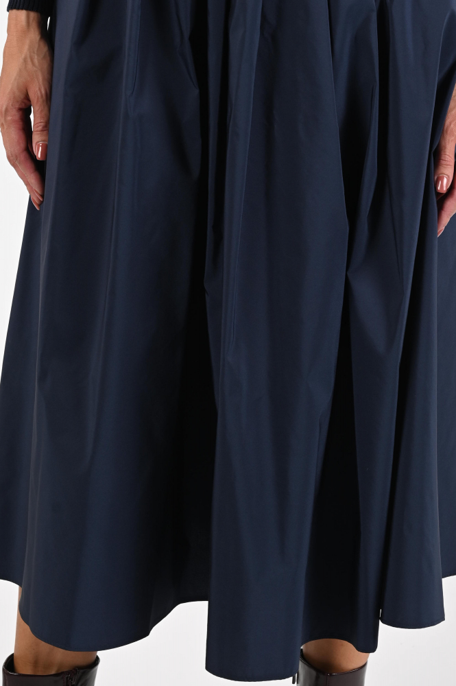 MaxMara Zarda mm10197 Rok wijd lang Blauw
