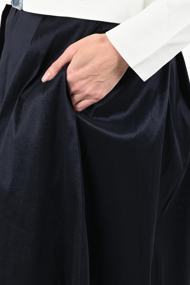 Joseph Ribkoff 261757 Rok wijd lang Blauw