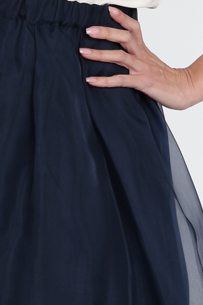 MaxMara visino mm100035 Rok wijd lang Blauw