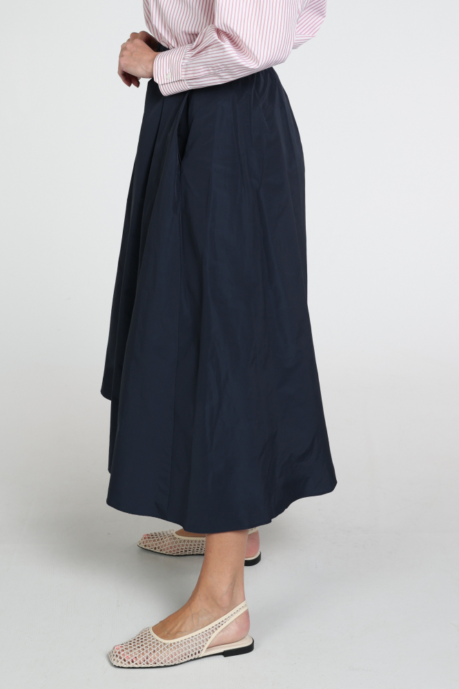 MaxMara formica mm10007 Rok wijd lang Blauw